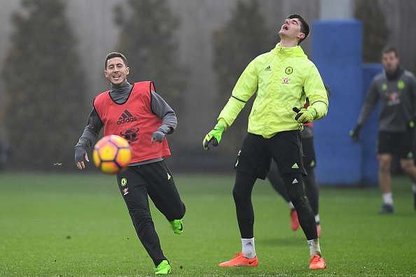 Video: Chelsea players take part in real life EA Sports FIFA 17 ‘skill games’ challenge