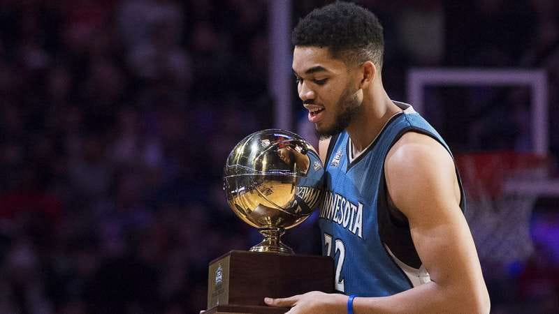 Karl-Anthony Towns NBA All-Star Weekend All Star 2016 Skills Challenge