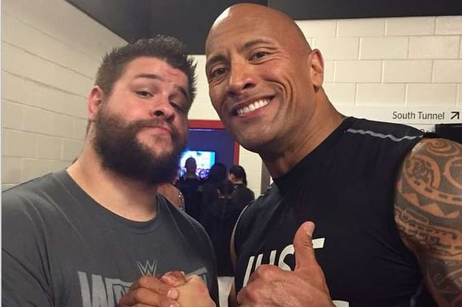 WWE News: The Rock shares a cool story about Kevin Owens on Instagram
