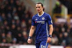 David Luiz shows off his best moves, takes out TV presenter and pins him down WWE style