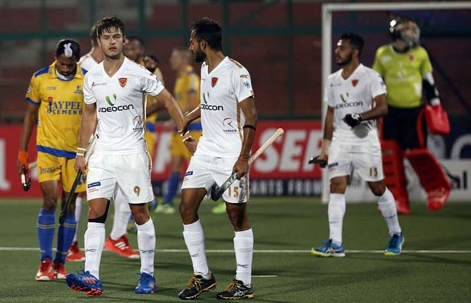 Hockey India League 2017: Dabang Mumbai prove their mettle with a narrow 2-1 win against Jaypee Punjab Warriors