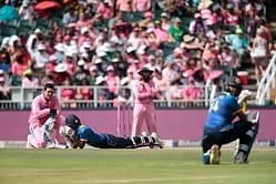 Watch: Bees stop play during third ODI between South Africa and Sri Lanka