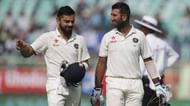 Virat Kohli and Cheteshwar Pujara