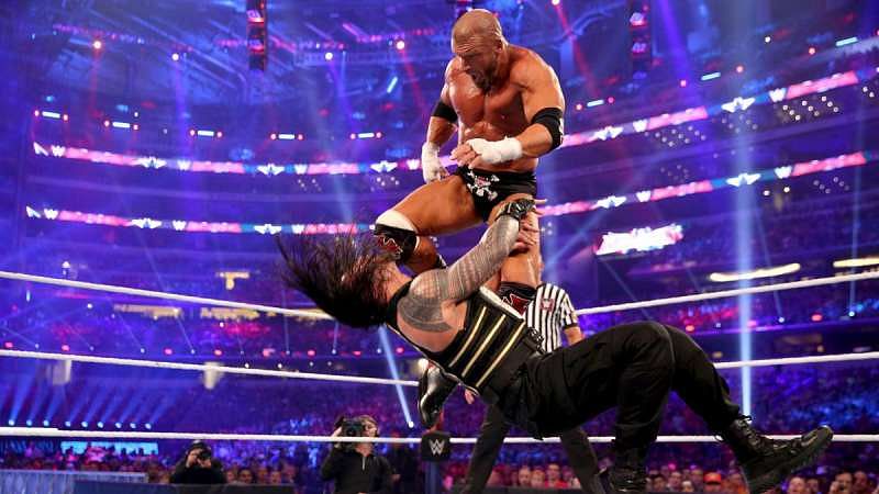 Triple H against Roman Reigns at WrestleMania 32