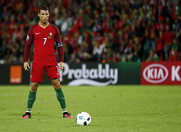 Ronaldo free kick