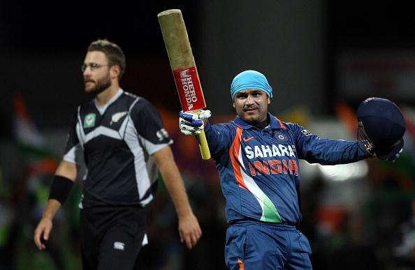 Image result for sehwag in 2009 new zealand tour