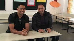 MS Dhoni explains the importance of balancing studies and sports