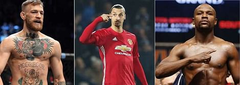 Zlatan Ibrahimovic says he will send both Floyd Mayweather and Conor McGregor straight to the hospital