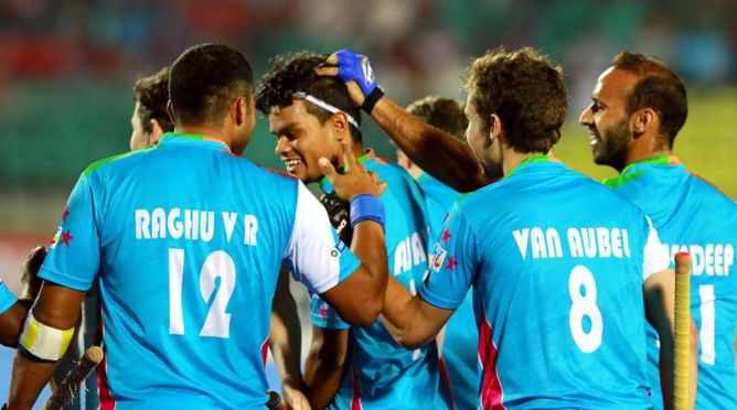 Hockey India League 2017: Home team Uttar Pradesh Wizards hold Dabang Mumbai in a 4-4 draw