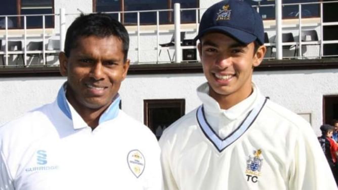 Shivnarine Chanderpaul and his son Tagenarine score fifties in same first-class match
