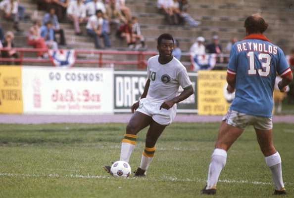 Pele played for two years at New York Cosmos