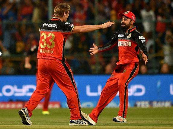 Shane Watson and Virat Kohli