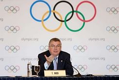 Olympics - Bach delivers warning to 2020 golf venue