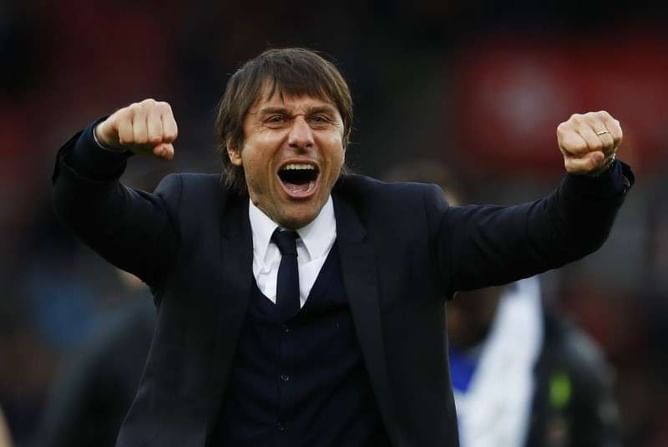 Conte resists complacency - but celebrates wildly
