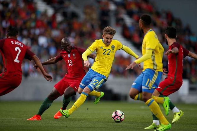 Ronaldo enters top 10 all-time goalscorer's list but Sweden wreck the party