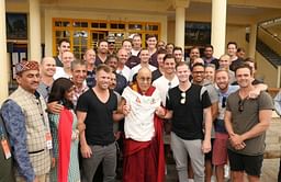 Australian team pays a visit to Dalai Lama