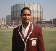 Gary Sobers before the start of the 5th Test between the West Indies and England at the Oval. (Photo by Titmuss/Getty Images)