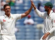 Steve O'Keefe and Nathan Lyon