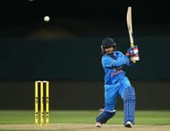HOBART, AUSTRALIA - FEBRUARY 07: Mithali Raj of India bats during game three of the one day international series between Australia and India at Blundstone Arena on February 7, 2016 in Hobart, Australia. (Photo by Robert Cianflone/Getty Images)