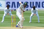 JOHANNESBURG, SOUTH AFRICA - JANUARY 12: Dean Elgar of South Africa bats during day 1 of the 3rd test between South Africa and Sri Lanka at Bidvest Wanderers Stadium on January 12, 2107 in Johannesburg, South Africa. (Photo by Lee Warren/Gallo Images/Getty Images)