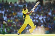 SYDNEY, AUSTRALIA - JANUARY 22: Glenn Maxwell of Australia bats during game four of the One Day International series between Australia and Pakistan at Sydney Cricket Ground on January 22, 2017 in Sydney, Australia. (Photo by Matt King/Getty Images)