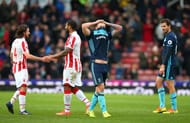 STOKE ON TRENT, ENGLAND - MARCH 04: Adam Clayton of Middlesbrough is dejected after the Premier League match between Stoke City and Middlesbrough at Bet365 Stadium on March 4, 2017 in Stoke on Trent, England. (Photo by Alex Livesey/Getty Images)