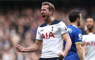 LONDON, ENGLAND - MARCH 05: Harry Kane of Tottenham Hotspur celebrates after scoring his sides first goal during the Premier League match between Tottenham Hotspur and Everton at White Hart Lane on March 5, 2017 in London, England. (Photo by Julian Finney/Getty Images)
