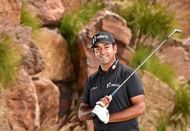 NEW DELHI, INDIA - MARCH 08: Anirban Lahiri of India poses for a picture during the pro am prior to the start of the Hero Indian Open at Dlf Golf and Country Club on March 8 2017 in New Delhi, India. (Photo by Stuart Franklin/Getty Images)