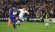 BARCELONA, SPAIN - MARCH 08: Lionel Messi of Barcelona scores their third goal from a penalty during the UEFA Champions League Round of 16 second leg match between FC Barcelona and Paris Saint-Germain at Camp Nou on March 8, 2017 in Barcelona, Spain. (Photo by Laurence Griffiths/Getty Images)