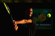 INDIAN WELLS, CA - MARCH 08: Nick Kyrgios of Australia in action during a practice session on day three of the BNP Paribas Open at Indian Wells Tennis Garden on March 8, 2017 in Indian Wells, California. (Photo by Clive Brunskill/Getty Images)