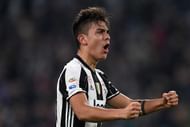 TURIN, ITALY - MARCH 10: Paulo Dybala of Juventus FC celebrates victory at the end of the Serie A match between Juventus FC and AC Milan at Juventus Stadium on March 10, 2017 in Turin, Italy. (Photo by Valerio Pennicino/Getty Images)