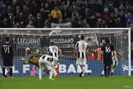 TURIN, ITALY - MARCH 10: Paulo Dybala (R) of Juventus FC scores his goal from the penalty spot during the Serie A match between Juventus FC and AC Milan at Juventus Stadium on March 10, 2017 in Turin, Italy. (Photo by Valerio Pennicino/Getty Images)
