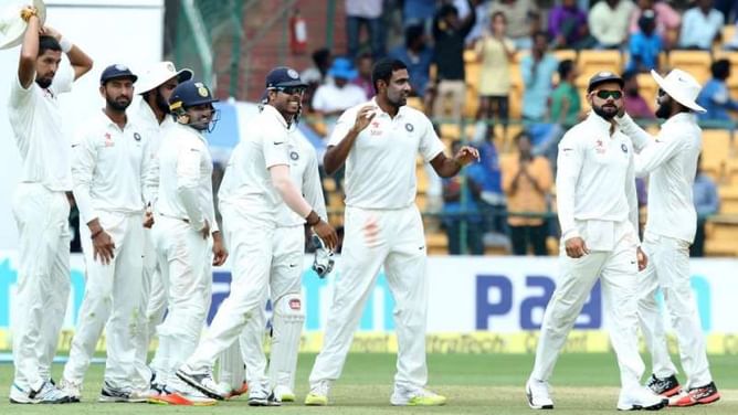 Indian Cricketers and support staff members react on social media to series levelling win in Bengaluru Test