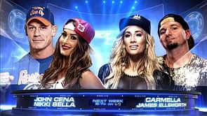 WWE News: John Cena and Nikki Bella taking on James Ellsworth and Carmella next week on SmackDown Live