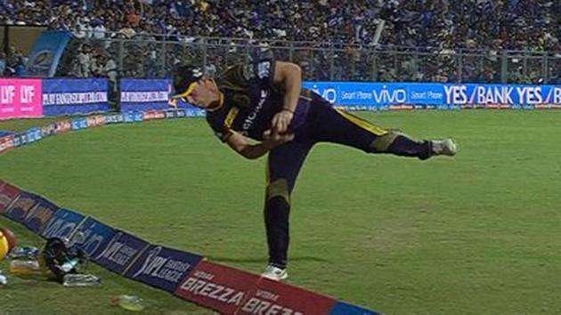 chris lynn kkr catch