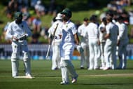 WELLINGTON, NEW ZEALAND - MARCH 17: JP Duminy of South Africa leaves the field after being dismissed during day two of the test match between New Zealand and South Africa at Basin Reserve on March 17, 2017 in Wellington, New Zealand. (Photo by Hagen Hopkins/Getty Images)