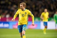 SOLNA, SWEDEN - MARCH 25: Emil Forsberg of Sweden during the FIFA 2018 World Cup Qualifier between Sweden and Belarus at Friends arena on March 25, 2017 in Solna, . (Photo by Nils Petter Nilsson/Ombrello/Getty Images)