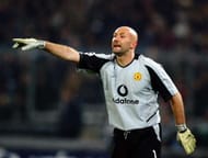 TURIN - FEBRUARY 25: Fabien Barthez of Manchester United during the UEFA Champions League Second Phase Group D match between Juventus and Manchester United held on February 25, 2003 at the Stadio Delle Alpi, in Turin, Italy. Manchester United won the match 3-0. (Photo by Phil Cole/Getty Images)