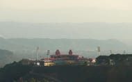 DHARAMSALA, INDIA - MARCH 16: A general view of the HPCA Stadium during an Australian nets session ahead of the ICC 2016 Twenty20 World Cup on March 16, 2016 in Dharamsala, India. (Photo by Ryan Pierse/Getty Images)
