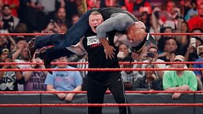 WWE News: Goldberg gets caught up in an awkward moment during Brock Lesnar's F5