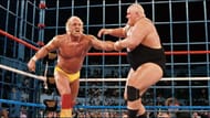 Hulk Hogan and King Kong Bundy at WrestleMania
