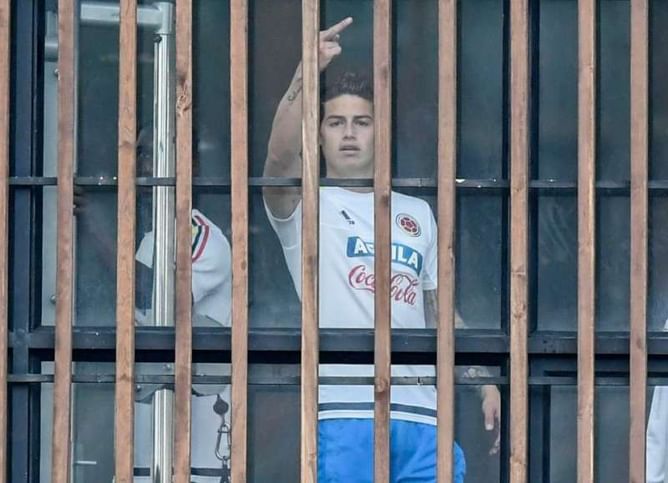 Real Madrid star James Rodriguez in trouble after obscene gesture