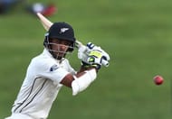 HAMILTON, NEW ZEALAND - MARCH 26: Jeet Raval of New Zealand bats during day two of the Test match between New Zealand and South Africa at Seddon Park on March 26, 2017 in Hamilton, New Zealand. (Photo by Dave Rowland/Getty Images)