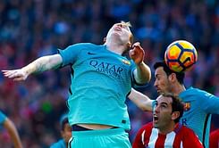 Barcelona star Jeremy Mathieu out with an ankle ligament injury