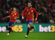 LONDON, ENGLAND - NOVEMBER 15: Juan Mata of Spain in action during the international friendly match between England and Spain at Wembley Stadium on November 15, 2016 in London, England. (Photo by Mike Hewitt/Getty Images)