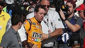Watch: Kyle Busch bloodied in fight with Joey Logano after Kobalt 400
