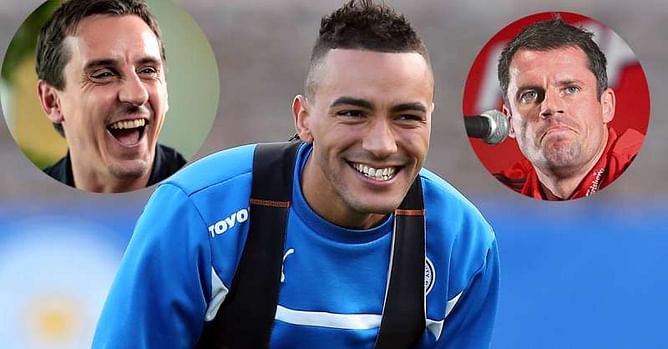 Danny Simpson trolls Jamie Carragher on Twitter in series of tweets