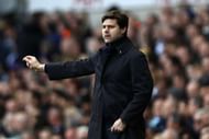LONDON, ENGLAND - MARCH 19: Mauricio Pochettino, Manager of Tottenham Hotspur gives his team instructions during the Premier League match between Tottenham Hotspur and Southampton at White Hart Lane on March 19, 2017 in London, England. (Photo by Bryn Lennon/Getty Images)