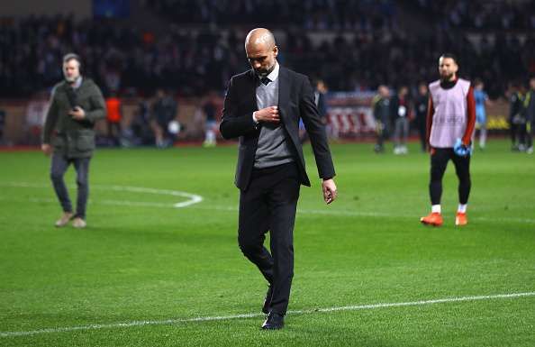 Twitter Reacts as Monaco comeback shocks Pep Guardiola and Manchester City