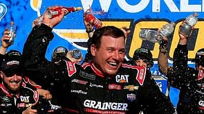 NASCAR at Phoenix: Joey Logano foils Kyle Busch's winning bid; Ryan Newman swoops in for upset